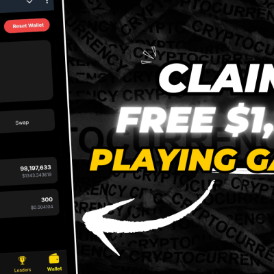 How to Claim $1,343 USDT playing crypto games on AdTap Telegram Bot
